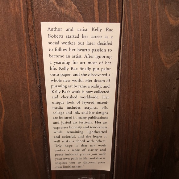 New Kelly Rae Roberts Wooden Wall Plaque “HOPE and HEALING”! - Picture 7 of 17